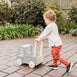 Wooden Push Truck Grey