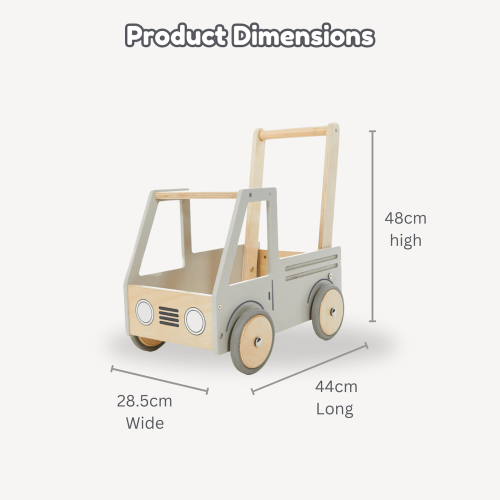 Wooden Push Truck