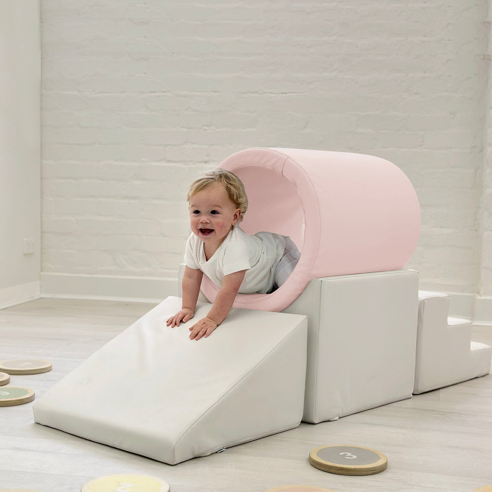 HipKids Soft Play Gym Ivory / Soft Pink