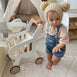 Wooden Toy Shopping Trolley