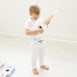 HipKids Wooden Toy Guitar White