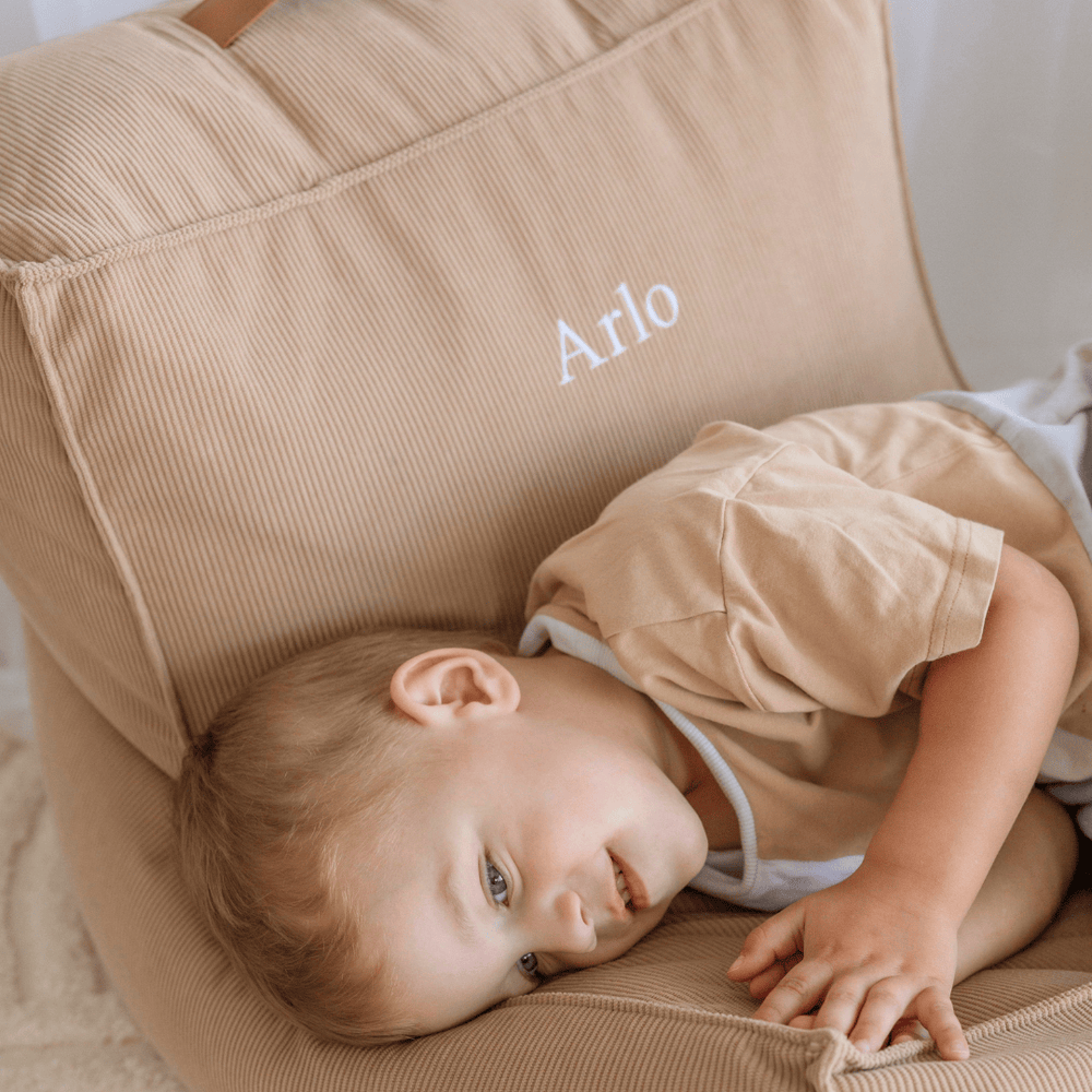 JUNO Corduroy Bean Bag Latte