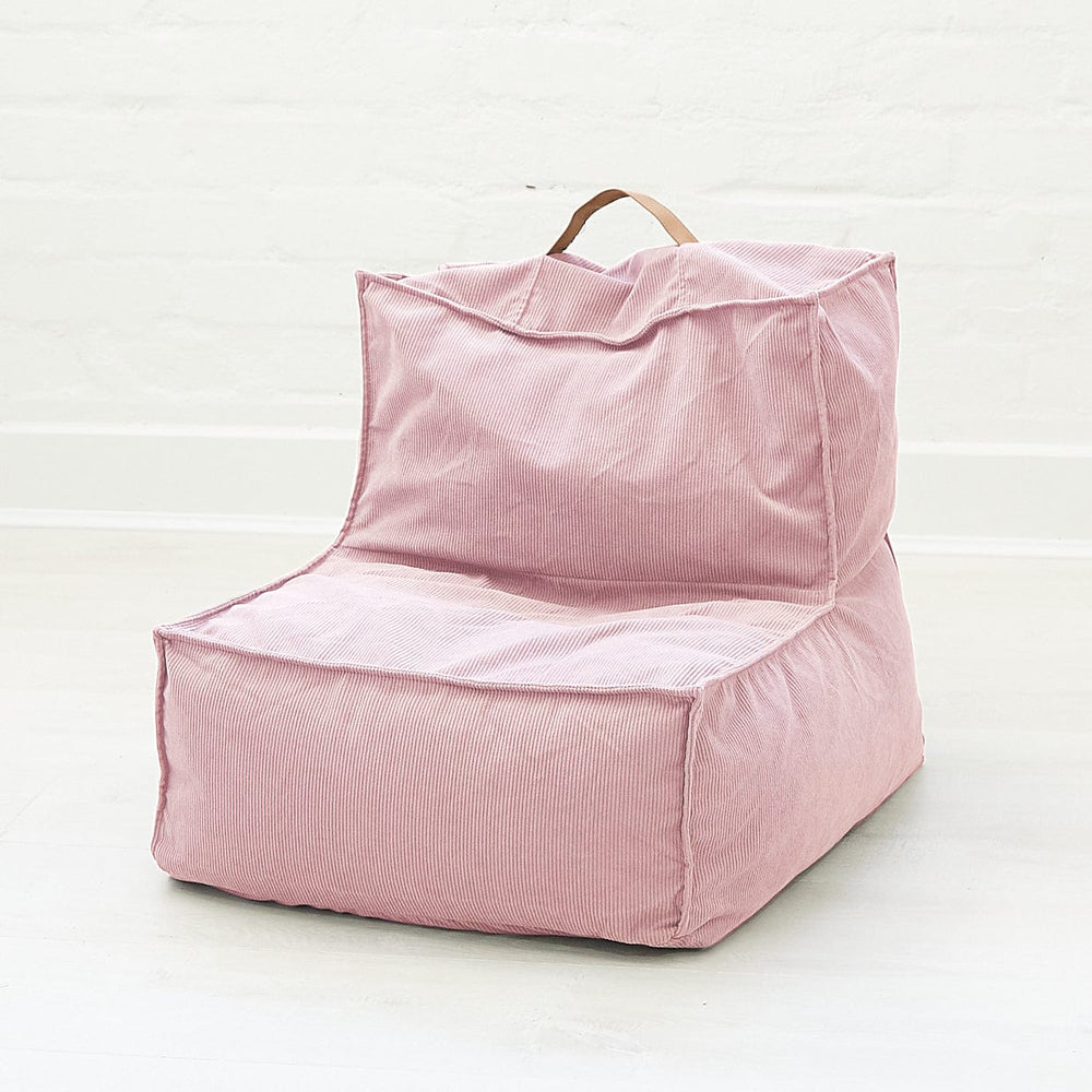 JUNO Corduroy Bean Bag Blush Pink