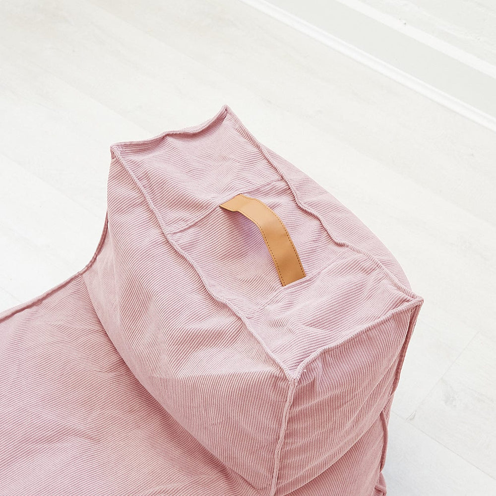 JUNO Corduroy Bean Bag Blush Pink