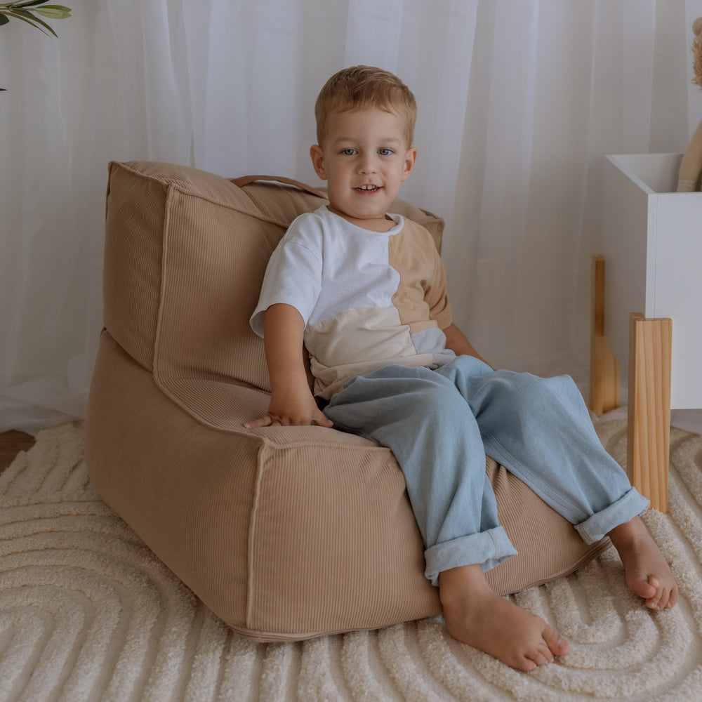 JUNO Corduroy Bean Bag Latte