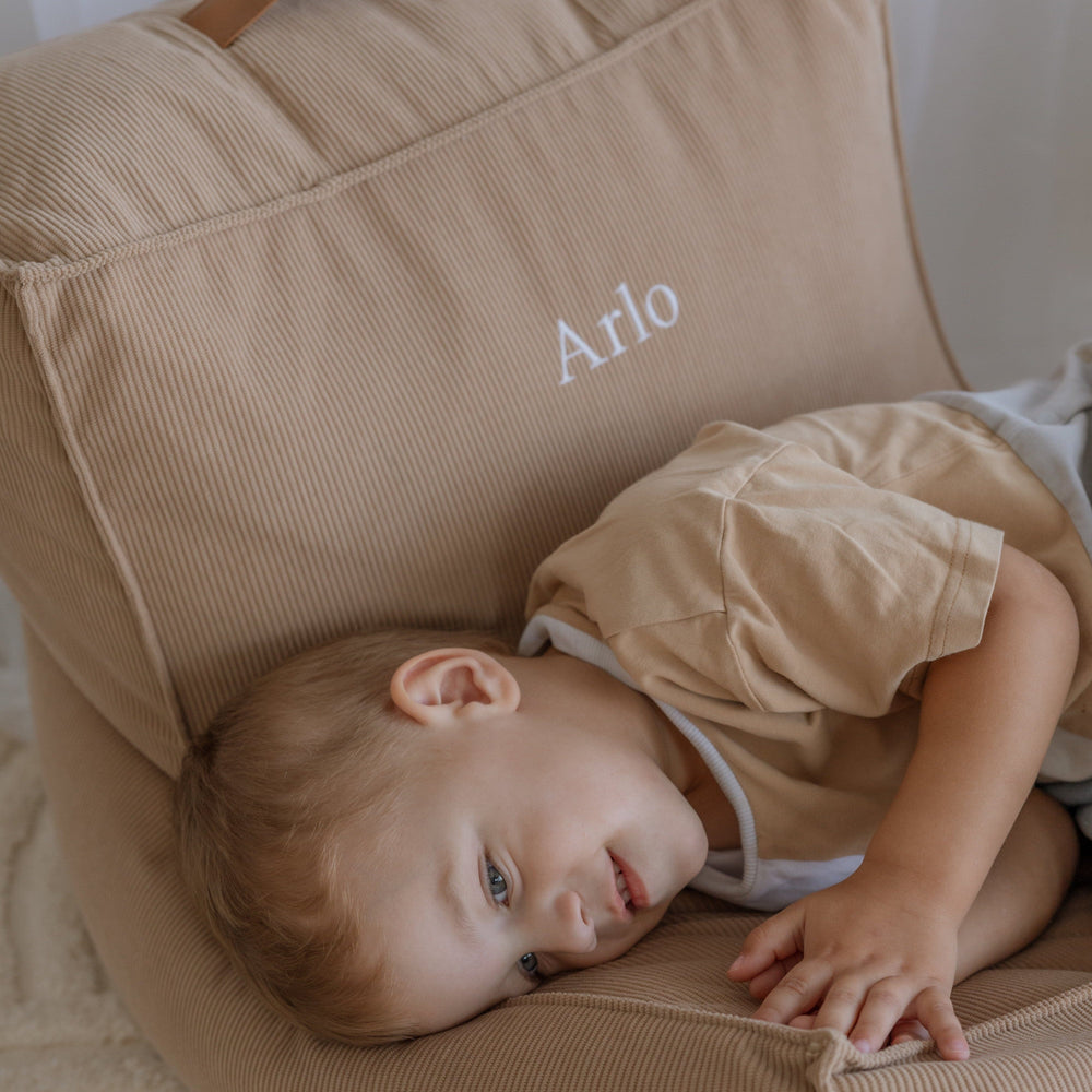 JUNO Corduroy Bean Bag Latte