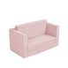 KENDALL Corduroy 2 Seater Flip Out Soft Pink