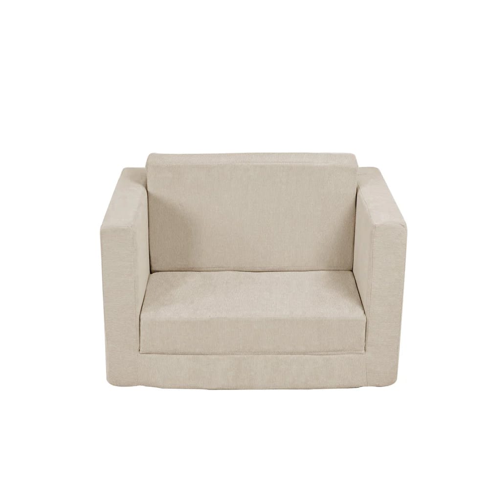 KENDALL Corduroy 1 Seater Flip Out - Preorder Nougat