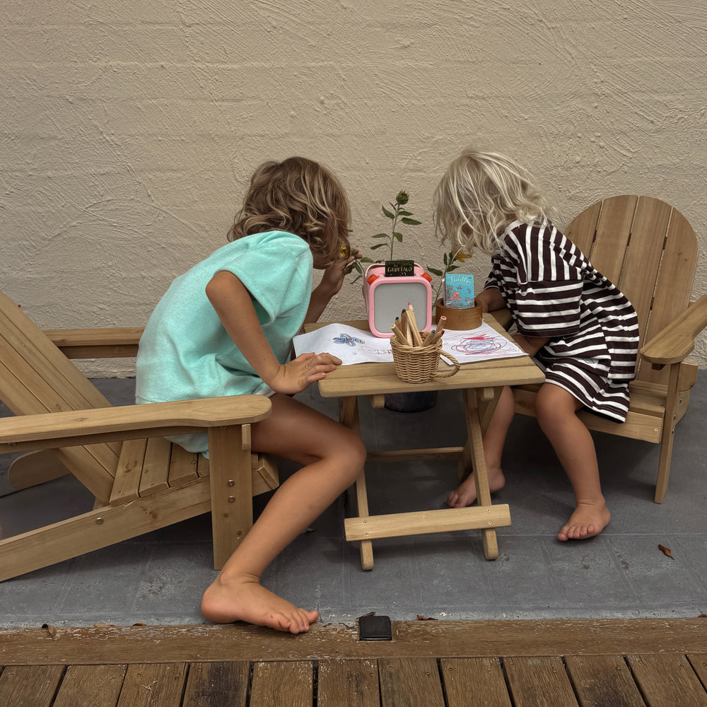 Kids Adirondack Chair & Side Table