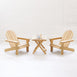 Kids Adirondack Chair & Side Table 2 Chair & Side Table Set