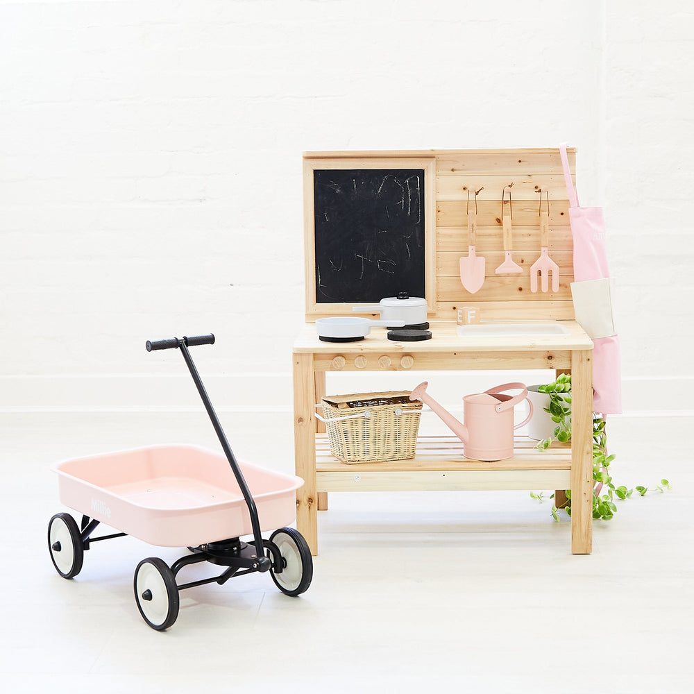 Kids 3pc Garden Tool Set Blush Pink