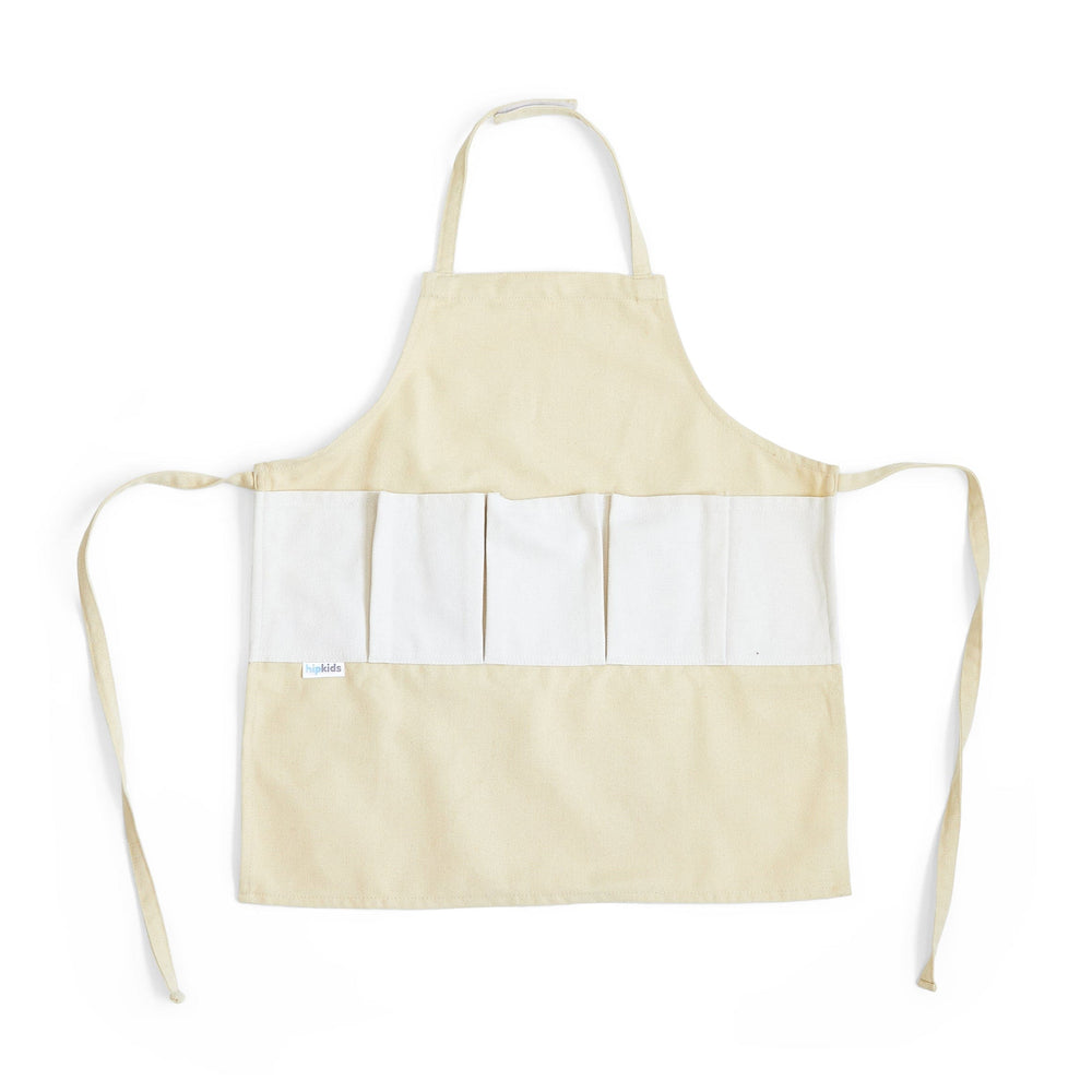Kids Gardening Apron with Pocket Straw