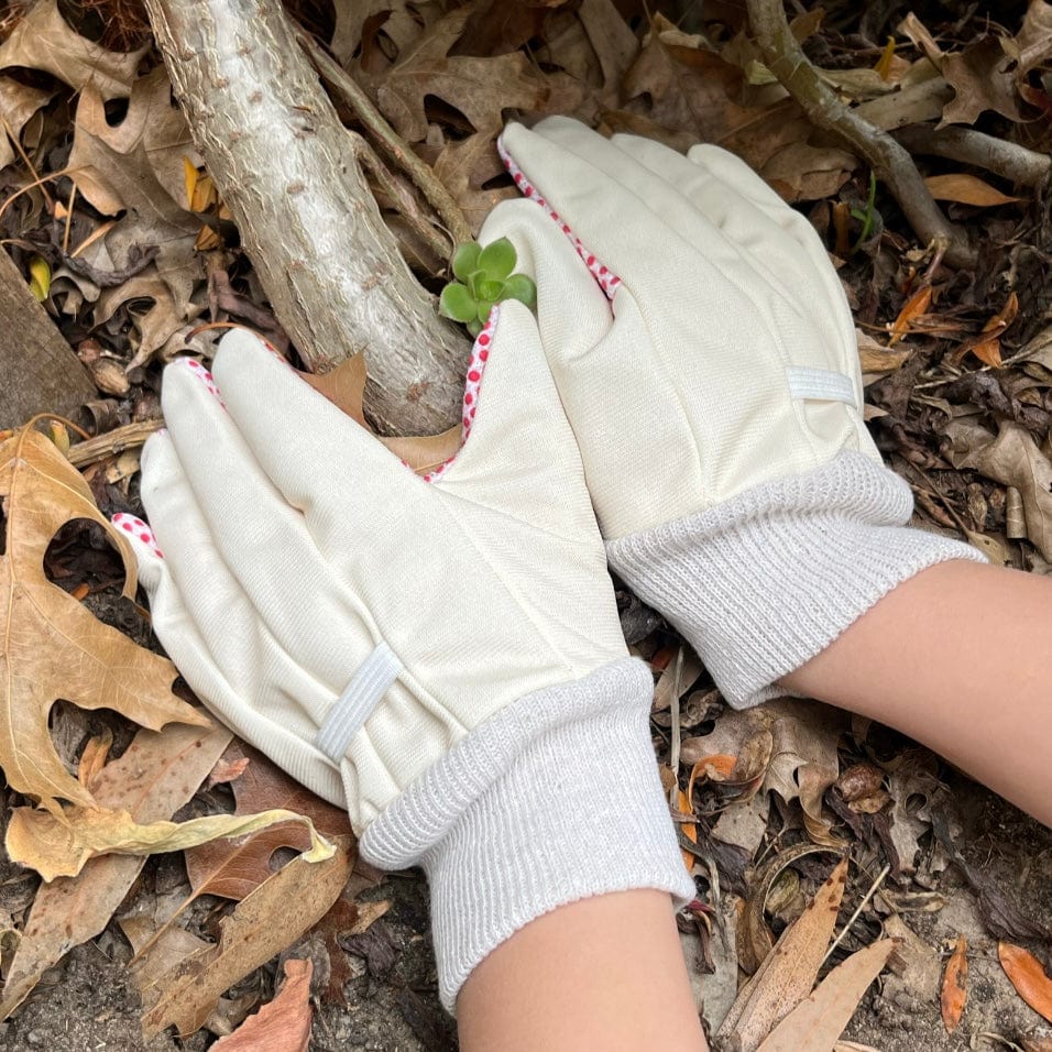 Kids Gardening Gloves Cherry Red