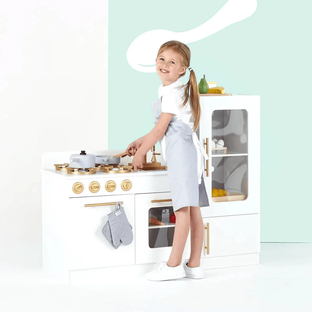 Kids Kitchen Apron & Oven Glove Set