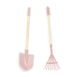 Kids Rake & Shovel Garden Tools Blush Pink