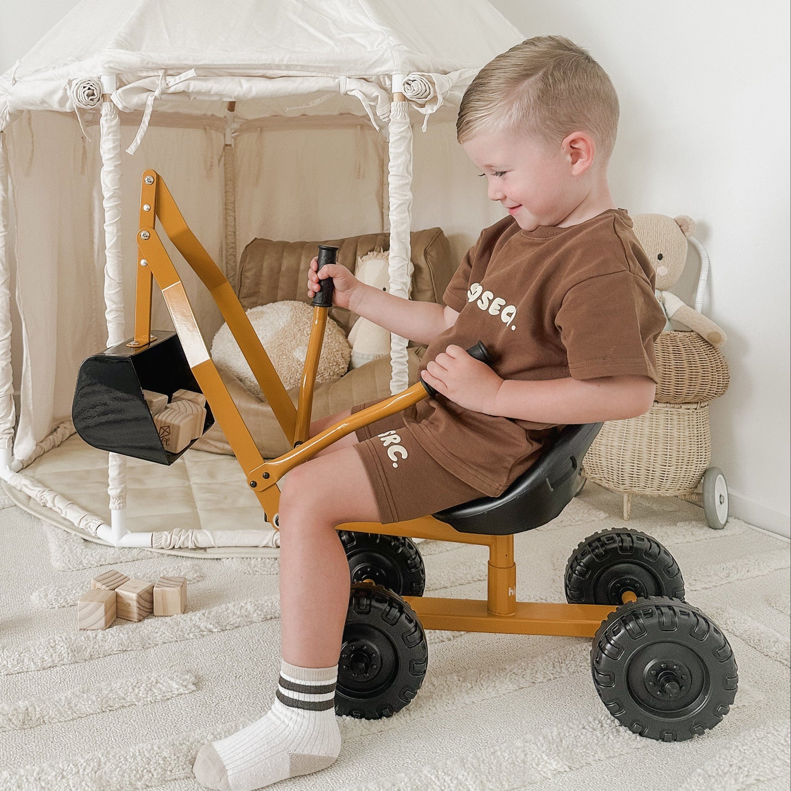 Buy Kids Steel Toy Ride-On Excavator Sand Digger – HipKids Online