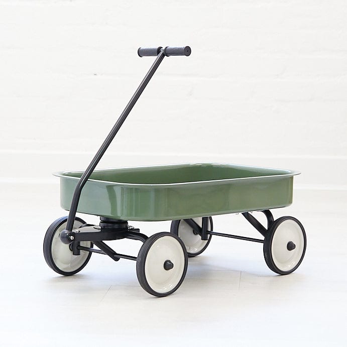 Kids Steel Toy Wagon Olive