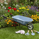 Kids Steel Toy Wheelbarrow Steel Blue