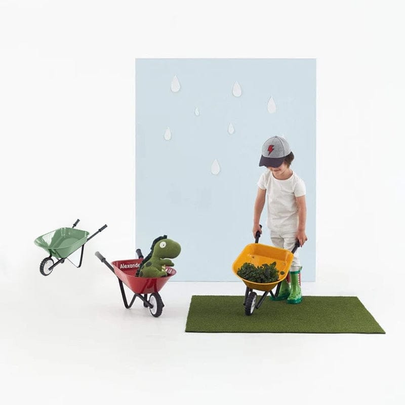 Kids Steel Toy Wheelbarrow