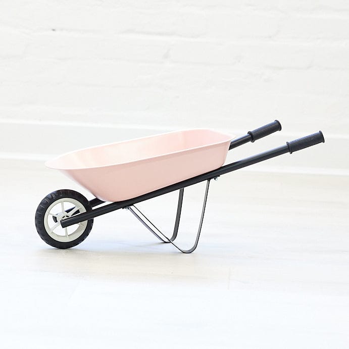 Kids Steel Toy Wheelbarrow Blush Pink