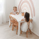 Kids Yves 4 Chairs & Table Set Natural