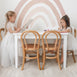 Kids Yves 4 Chairs & Table Set Natural