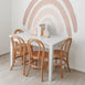 Kids Yves 4 Chairs & Table Set Natural