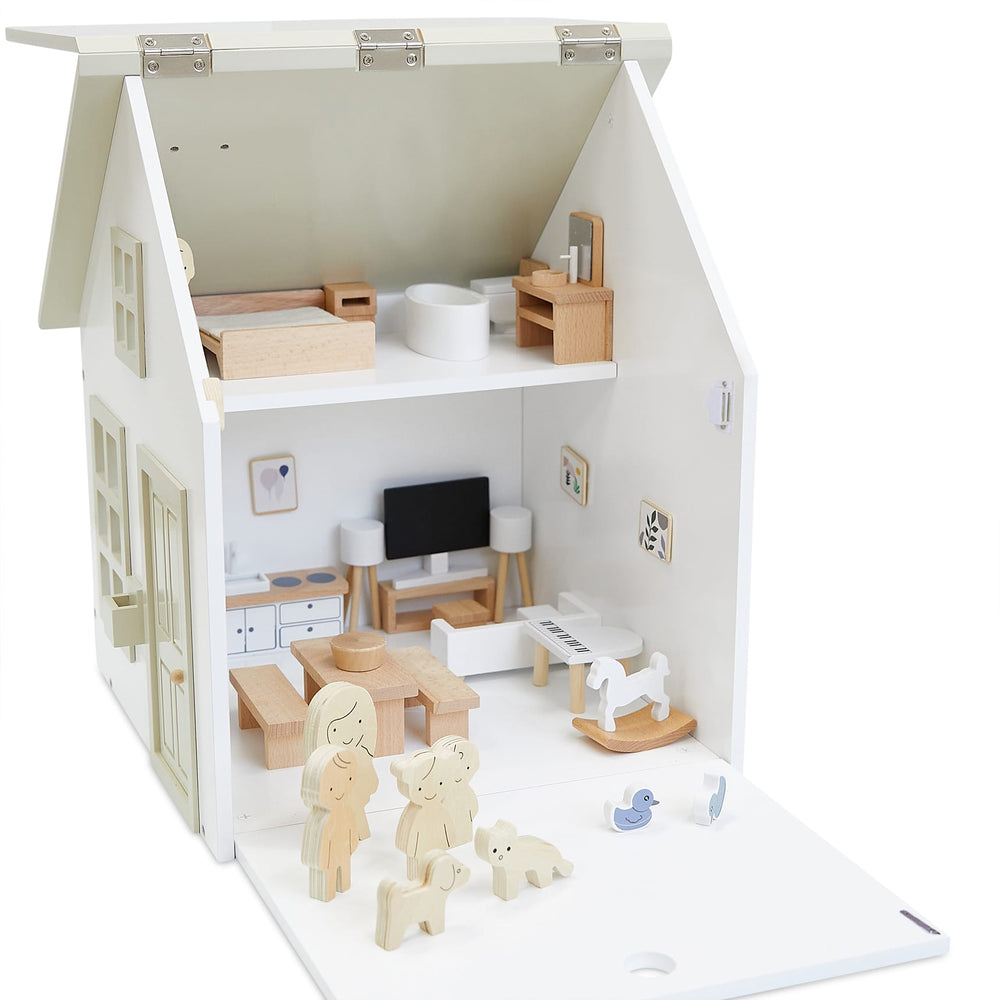 Koda Doll House w/ Family & Furniture Set - Preorder Nougat