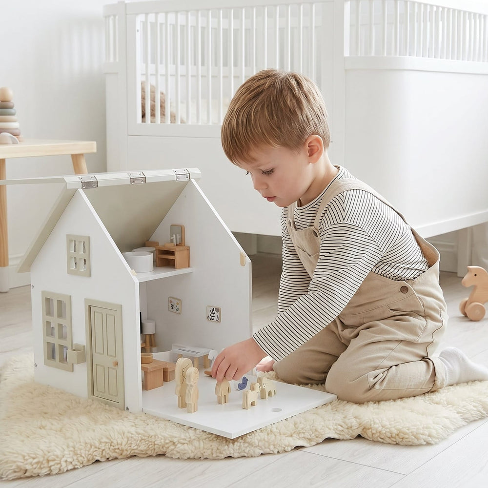 Koda Doll House w/ Family & Furniture Set - Preorder Nougat