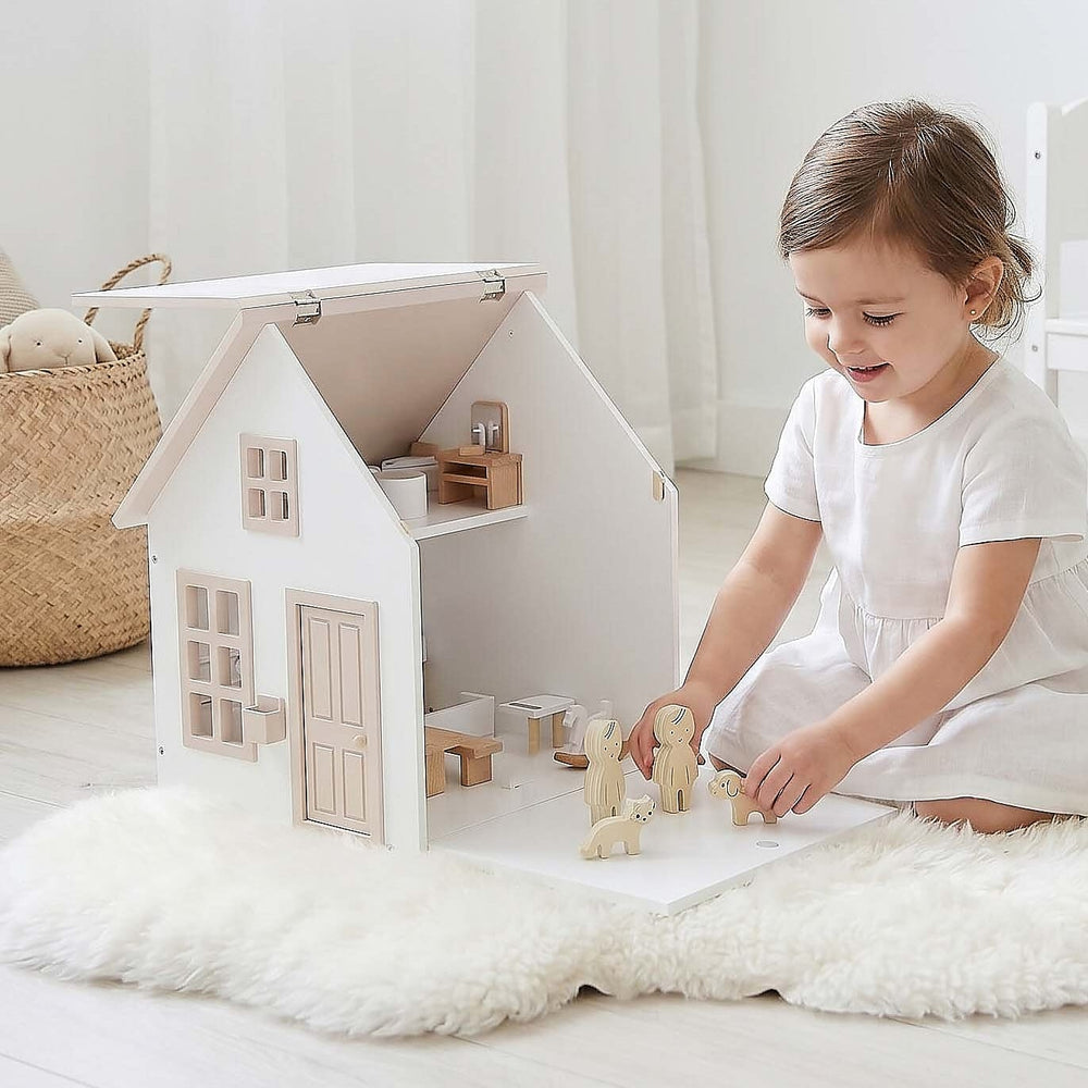 Koda Doll House w/ Family & Furniture Set - Preorder Soft Pink