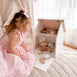 Koda Doll House with Family & Furniture Set Soft Pink