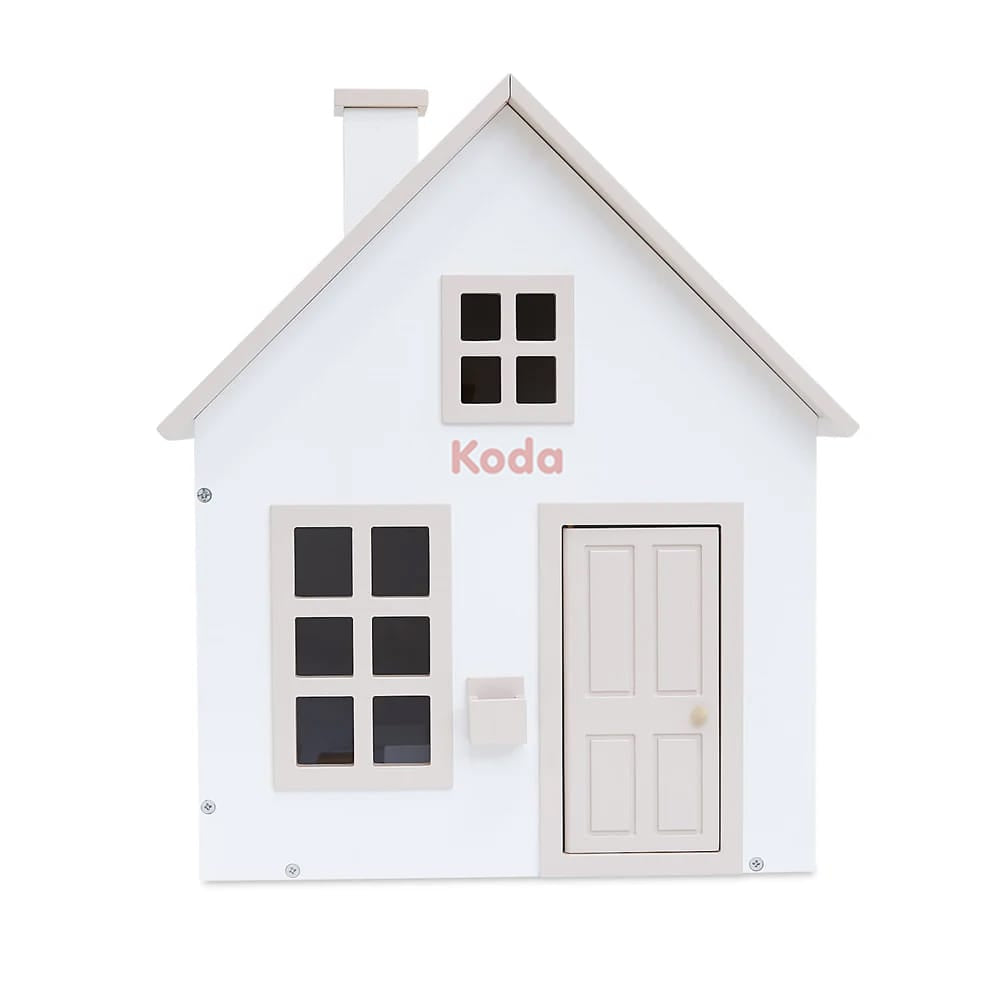 Koda Doll House with Family & Furniture Set Soft pink