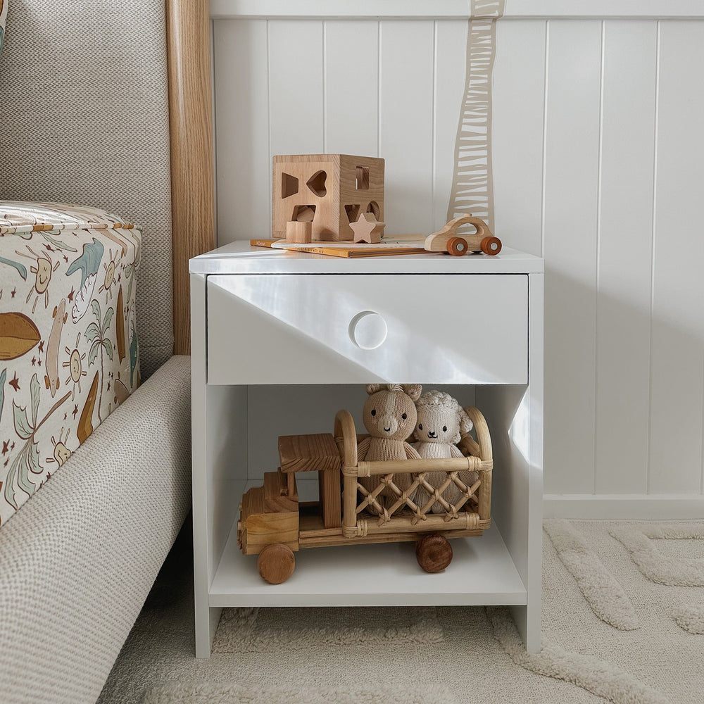 Layla Bedside Table with detailed Drawer