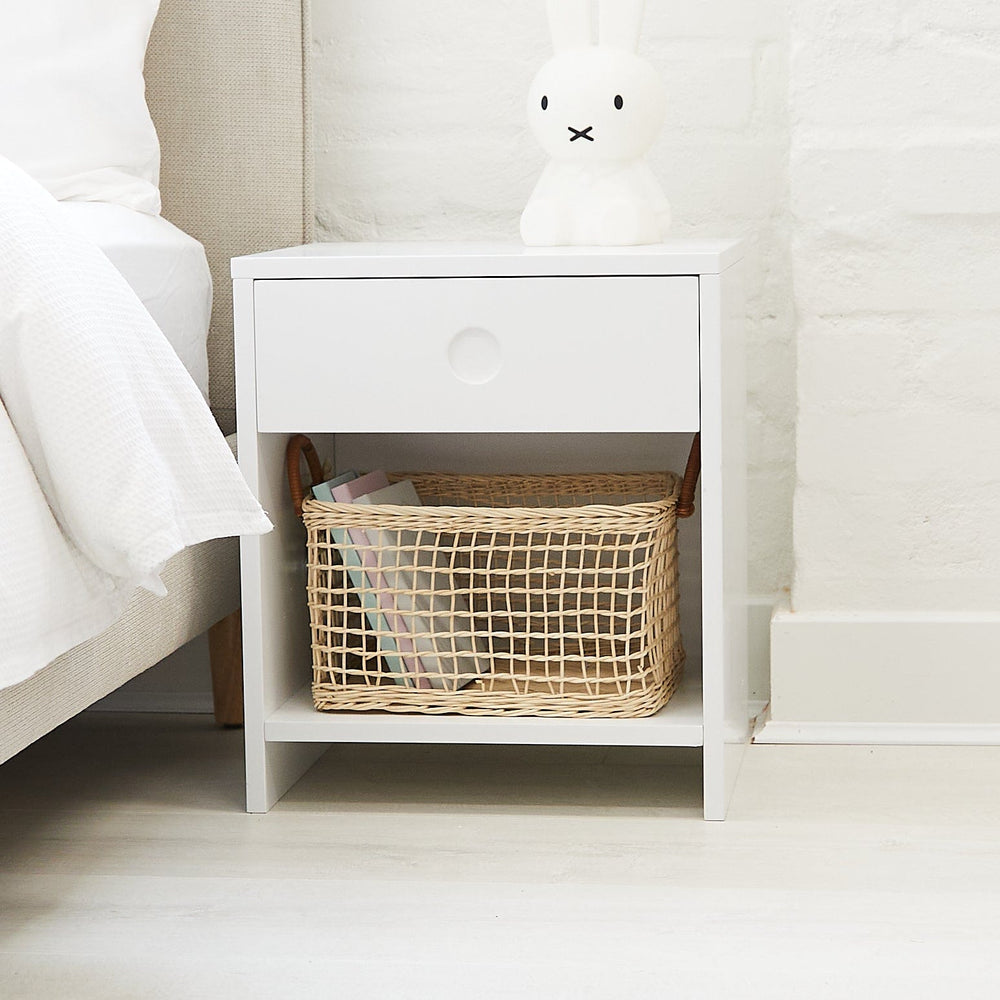Layla Bedside Table with detailed Drawer