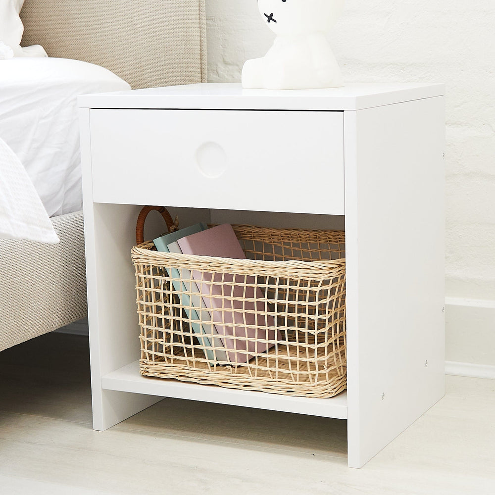Layla Bedside Table with detailed Drawer