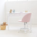 Layla Study Desk & Amari Desk Chair Set Blush Pink Corduroy