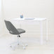Layla Study Desk & BILLY Corduroy Desk Chair Set Steel