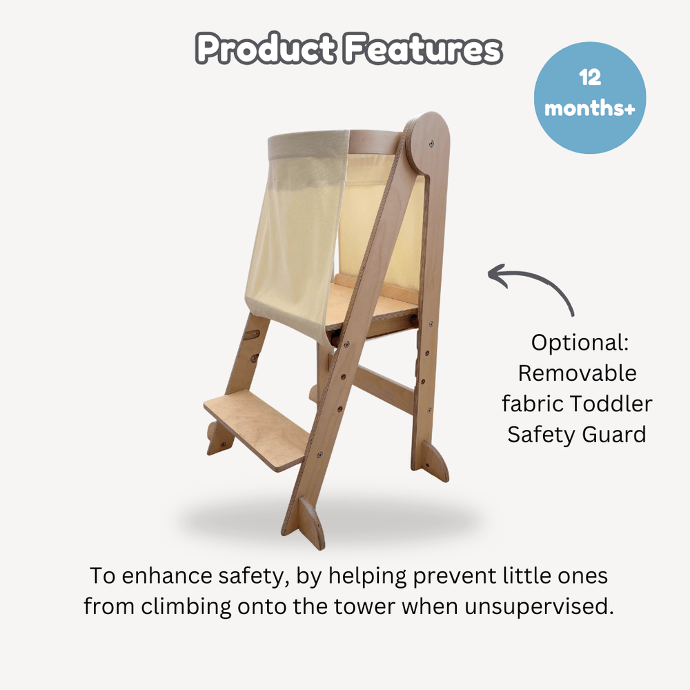 Removable Fabric Toddler Guard - Learning Tower | Ladder