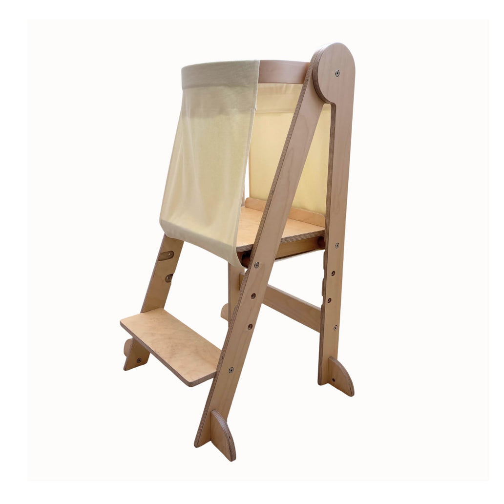 Learning Tower / Ladder - Removable Toddler Guard - Preorder Ivory