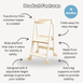 Learning Tower Ladder with Removable Toddler Guard - Preorder