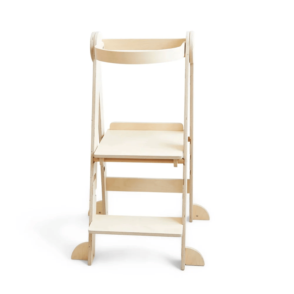Learning Tower Ladder with Removable Toddler Guard - Preorder Natural