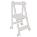 Learning Tower Ladder with Removable Toddler Guard - Preorder White