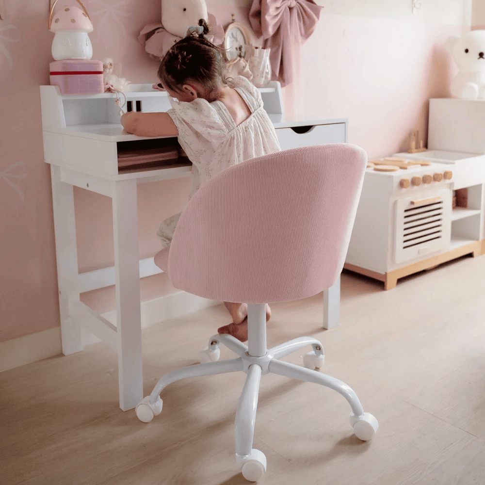 Leon Study Desk & Amari Desk Chair Bundle