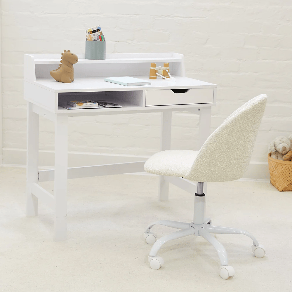 Leon Study Desk & Amari Desk Chair Bundle