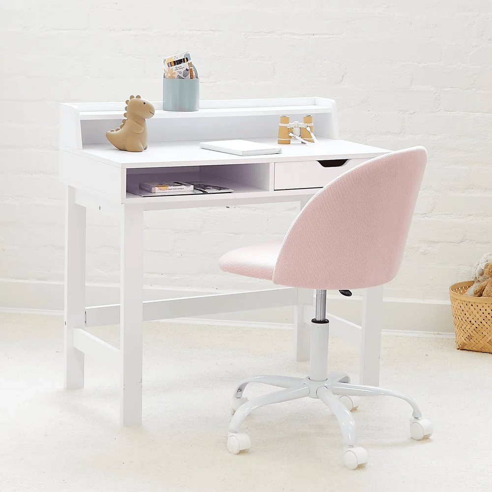 Leon Study Desk & Amari Desk Chair Bundle