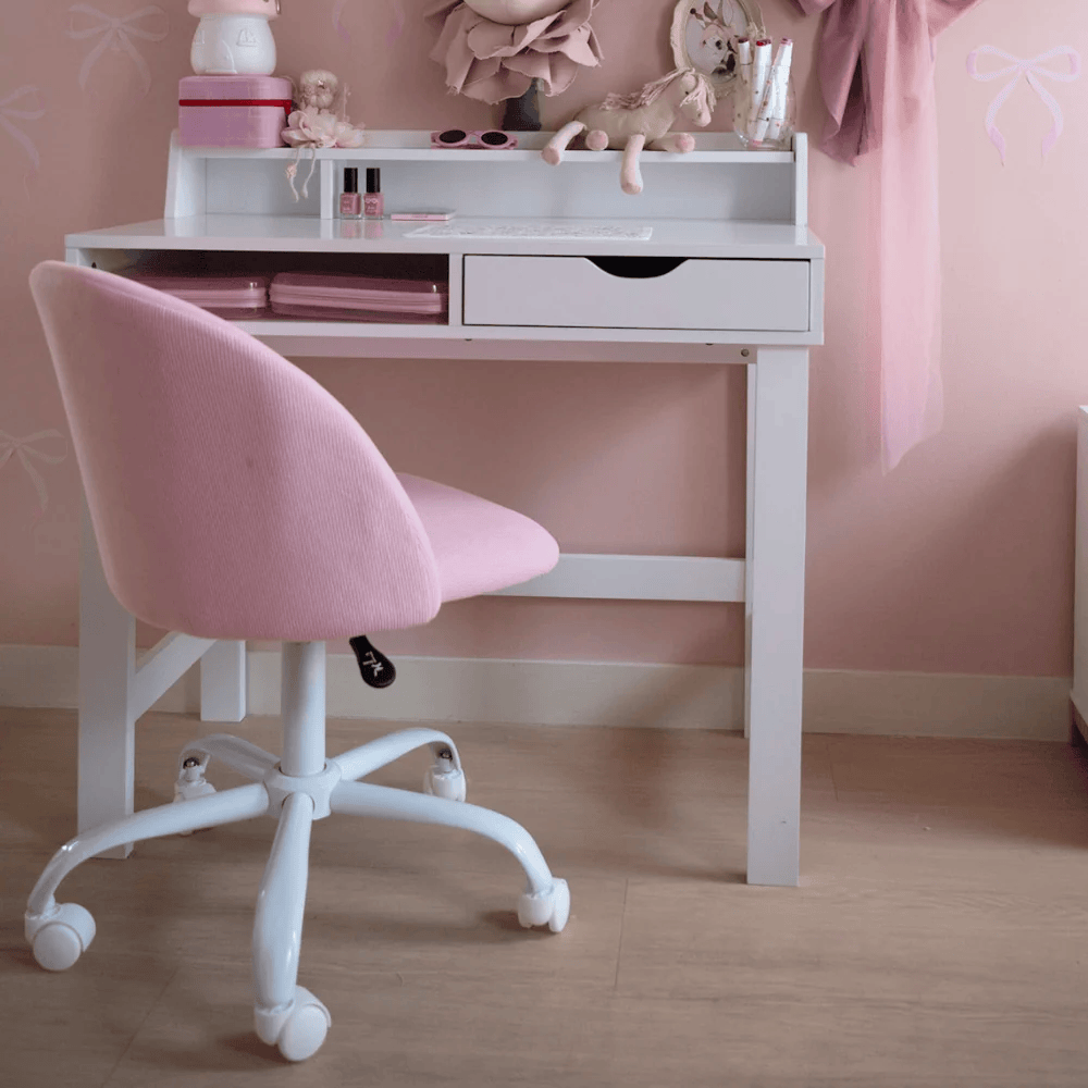Leon Study Desk & Amari Desk Chair Bundle