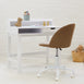 Leon Study Desk & Amari Desk Chair Set Mocha Corduroy