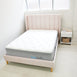 LIBERTY Upholstered Bed Pale Pink Velvet