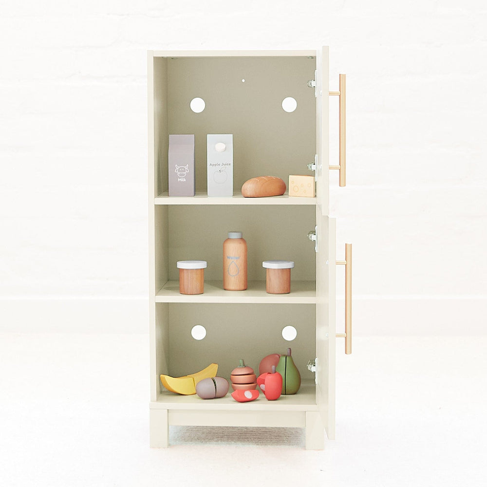 Little Boho Toy Fridge Vintage White