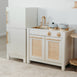 Little Boho Toy Kitchen Set Ivory